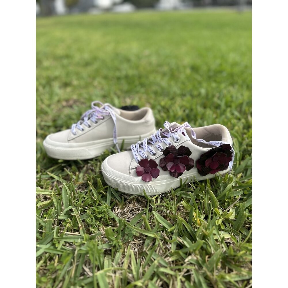 Karl Lagerfeld Georgia Sneakers, Women’s 5.5, Custom Floral, Used, Great Cond